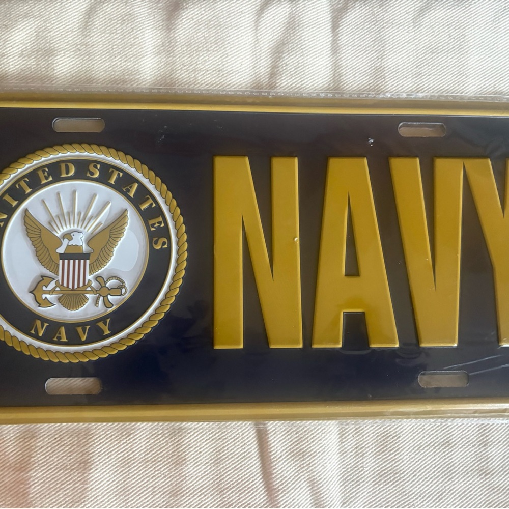 United States Navy License Plate